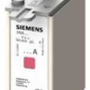 Bezpiecznik z wyśrodkowanym wyprowadzeniem 80A 500V ac NH000 F gG Siemens