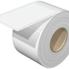 Polyester device marker, (L x W) 85 x 54 mm, white, roll with 100 pcs, 2496770000