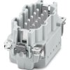 Pin contact insert, 10B, 10 pole, push-in, with PE contact, 1350020