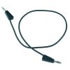 Black 4mm Stackable Test Lead 100cm