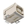 Gniazdo; USB B; GBS; USB 2.0; biały; powierzchniowy (SMD); poziome; kątowe 90°; nikiel; RoHS
