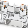 Through terminal block, push-in connection, 0.14-1.5 mm², 4 pole, 17.5 A, 6 kV, white, 1230476