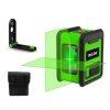 HILDA 2 Linie Zielonego Lasera Poziomego Mini Samopoziomującego 360° Pionowego Kolista Wysoka precyzja Gadżety do Dywanowych Pod