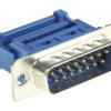 Złącze D-Sub 15-pinowe Męski Proste Montaż na kablu raster 1.27mm Cyna