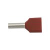 Końcówka tulejkowa izolowana HI 2X1,5/8 czerwona E08KH-02020105121 /100szt./