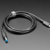 Adafruit USB Type C 3.1 PD to 5.5mm Barrel Jack Cable - 9V 5A Output