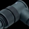99 4221 70 04 90° connector RD24, series 693, 3 + PE, IP67, UL, ESTI+, VDE, PG