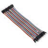 120szt 20cm Męski do Męskiego Kolorowy Kabel Przewodzący Breadboard Dupont Wire