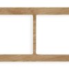 Deco Ramka Podwójna - Drewno (Dąb) Dąb Drd-2F