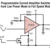 Single 220MHz, 1500V/µs Operational Amplifiers with Programmable Supply Current