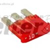 Bezpiecznik samochodowy MICRO3 10A czerwony 3pin