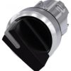 Napęd przełącznika 2 położeniowy OI 22mm czarny możliwe podświetlenie z samopowrotem metal IP69k Sirius ACT 3SU1052-2BC10-0AA0
