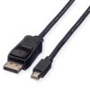 Kabel Value Displayport, Dp M - Mini Dp M, Czarny, 5 M