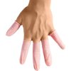 Finger cots, latex, pink, L, C-199 2812, package with 1440 pieces