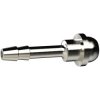 Hose grommet, L 41 mm, 25 bar, brass, nickel-plated, for hose, 136667