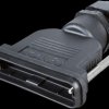 165X14849XE D-sub cap for 37-pin D-sub, black, large, IP67