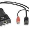 Vertiv Avocent HMXTX DP, USB 2.0, AUDIO, ZERO U, Nadajnik, Przewodowa, 2048 x 1080 px, 2048 x 1080 px, HD - 2K, Czarny