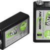 Akumulator 9 V, NiMH Ansmann maxE 6LR61 5035342, 200 mAh, 8.4 V, 1 szt.