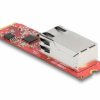 Delock 62985 62985 Konwerter interfejsów [1x RJ45 (1/2.5 Gbit/s) - 1x złącze męskie M.2 Key B, złącze męskie M.2 Key M]