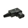 Gniazdo AC IEC C13 zasil.komp.na kabel kątowe / PC-114