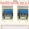 Gniazdo multimedialne podtynkowe 2xSPEAKER typu keystone