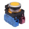 CW4B-M1E11Y Yellow Metallic Momentary Push Button Switch 1NO-1NC IP65 IDEC