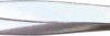 Precision tweezers, uninsulated, steel, 110 mm, 5-125