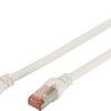 Kabel krosowy CAT 6 S-FTP, Cu, LSZH, AWG 27/7, długość 1 m, kolor biały