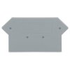 WAGO 280-330 2.5mm End and Intermediate Plate for 280-645 Grey