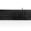 Klawiatura KYBAC301-PBLK-PL Elementy mutlimedialne przewodowa, kolor: Czarny, PS2, QWERTY (polski), Ceratech