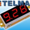 Miliwoltomierz woltomierz DC 0-10V LED czerwony