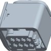 TE Connectivity Obudowa złącza pin żeńskiego na kabel HDSCS, MCP Ilość pinów 4 1-1418479-1 1 szt.