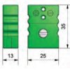 Moduł termopary Złącze termoparowe Reckmann do Termopara typu J Miniaturowe Gniazdo