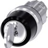 Siemens 3SU10504DL110AA0 3SU1050-4DL11-0AA0 Przełącznik kluczykowy 2 x 45 ° IP66, IP67, IP69/IP69K 1 szt.