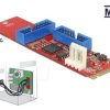 62843 Converter M.2 Key B+M male > 2 x USB 3.0