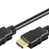 Connection cable, 25 m, black, HDMI plug type A, straight to HDMI plug type A, straight, ICOC-HDMI-4-250