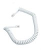 Kabel telefoniczny słuchawkowy spiralny biały (2m)