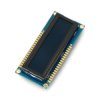 Wyświetlacz LCD 2x16 znaków RGB negatyw + złącza - Adafruit 399
