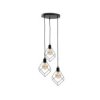 Lampa Wisząca Loftowa 3X E27 Ruben Black