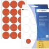 Herma 2272 Sticky dots Ø 32mm Red 480 pc(s) Permanent adhesive Paper