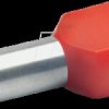87614 Twin Bootlace ferrule 2x 10.0 mm², red