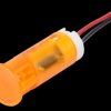 QS103XXHO220 Indicator LED, 220 V AC, 10 mm, wired, orange