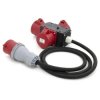 Rozgałęźnik siłowy adapter przenośny IP44 3x32A 5P 400V + 1,5m kabel OPD 5x4mm2 + wtyczka 32A/5 P003WK2M