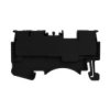Złączka Szynowa 1,5Mm2 1P 3-Przewodowa Zacisk Push-In Czarna