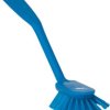Szczotka do szorowania, dł. włosia: 23mm, Średni, Niebieski, PET, zastosowanie: Maszyny, Szczotka do mycia naczyń