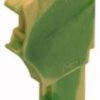1-wire female connector start module, 1 pole, pitch 3.5 mm, straight, green-yellow, 2020-167