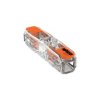 Przelotowa złączka instalacyjna 221 INLINE do wszystkich typów przewodów 0,2 do 4mm2 z dźwigniami 221-2411 WAGO