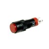 Przełącznik LAS3Y11/R 12V bistab 10mm czerwony z LED 12V
