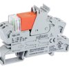 Moduł przekaźnika 110V dc WAGO DPDT 8A Szyna DIN bieguny 2