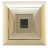 OPAL Gniazdo komputerowe RJ45 kat.6 krone LSA+ metalizowany piaskowy GTP - 12Op/6